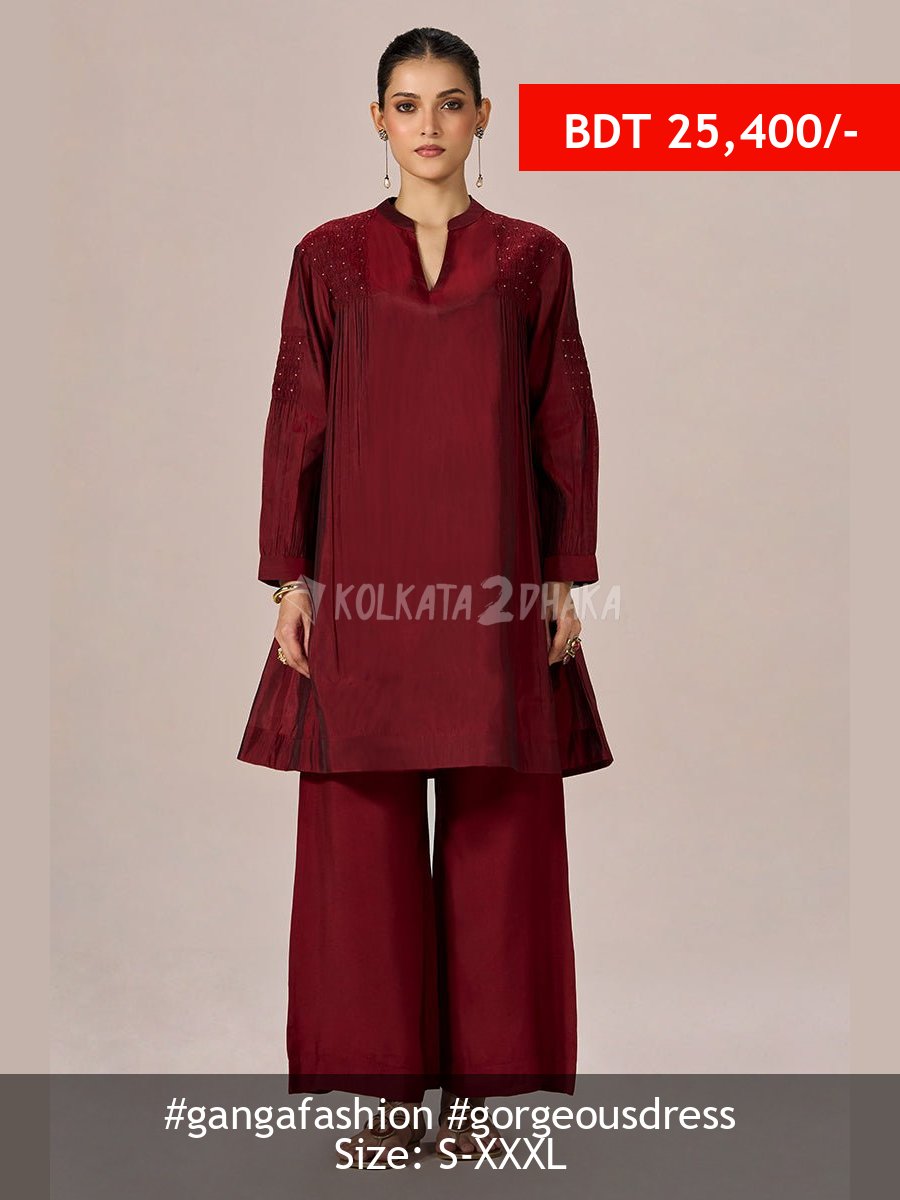 Ganga Fashion Rhubarb Festive Co-ord Set