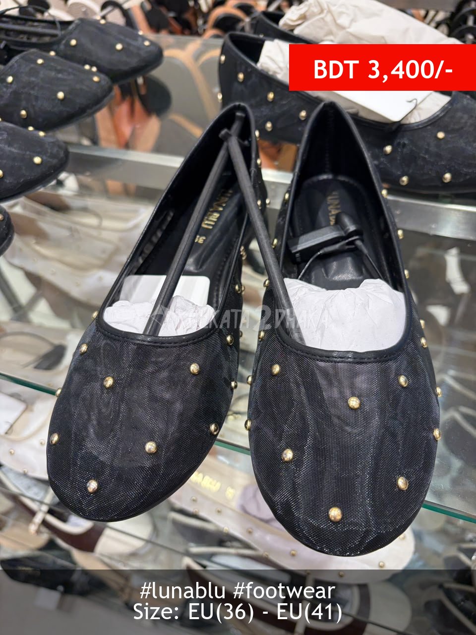 Lunablu Black Shoes