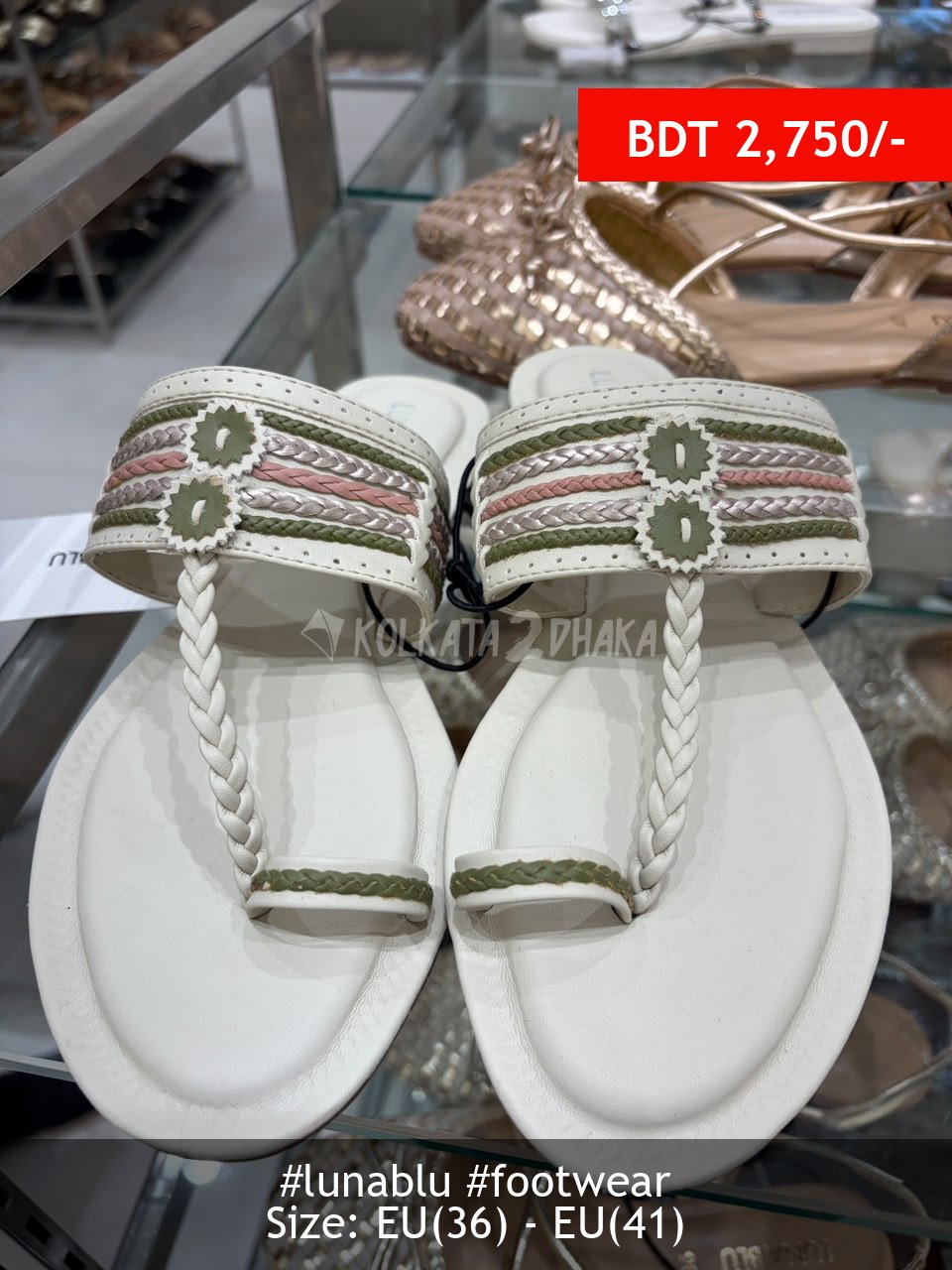 Lunablu Ivory Sandals