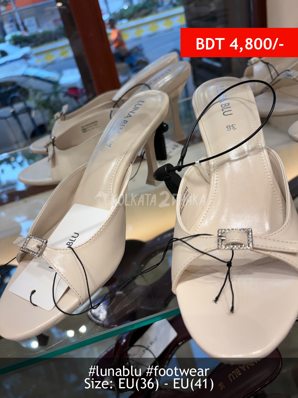 Lunablu Ivory Heels