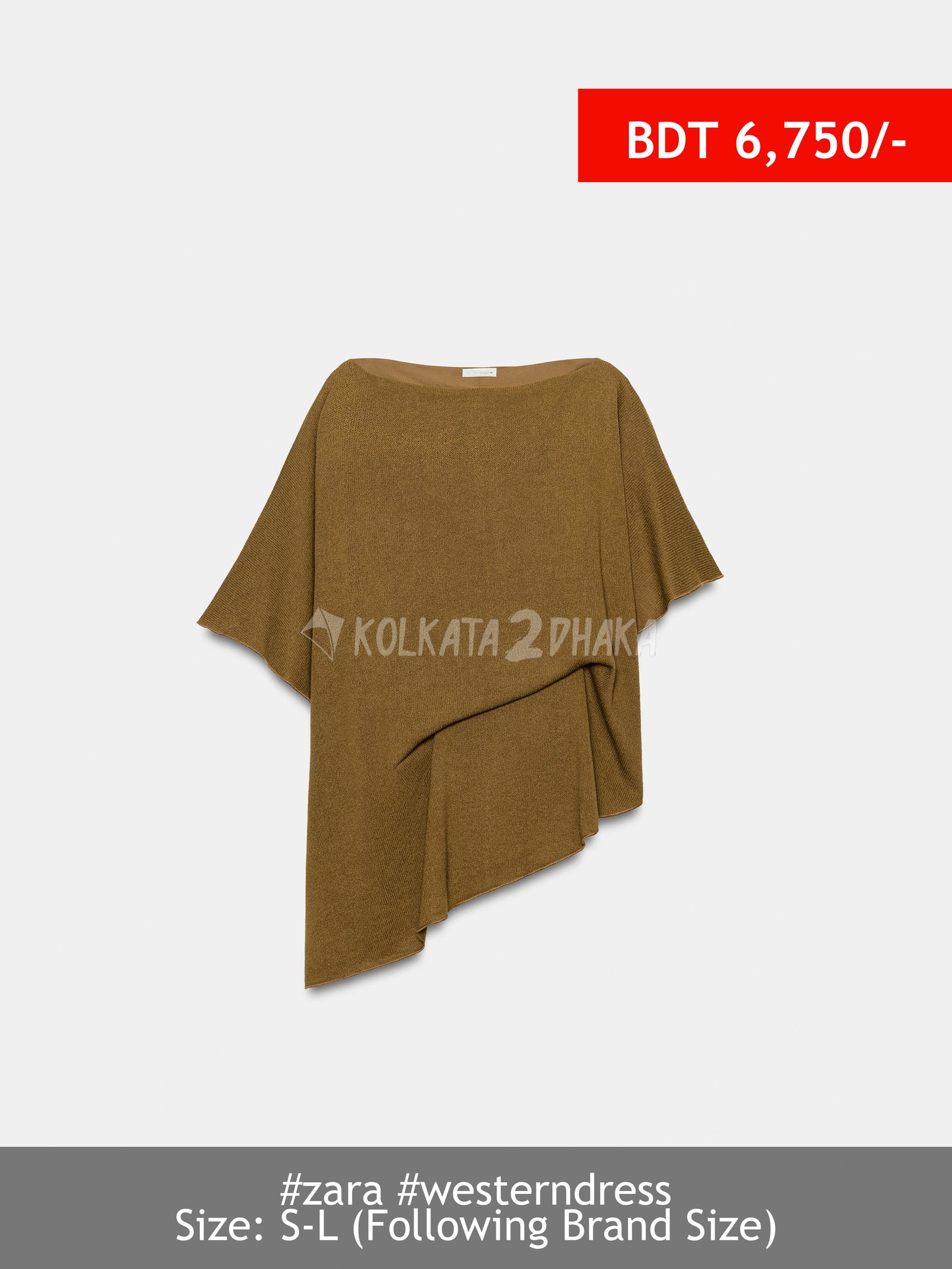Zara DRAPED CAPE TOP