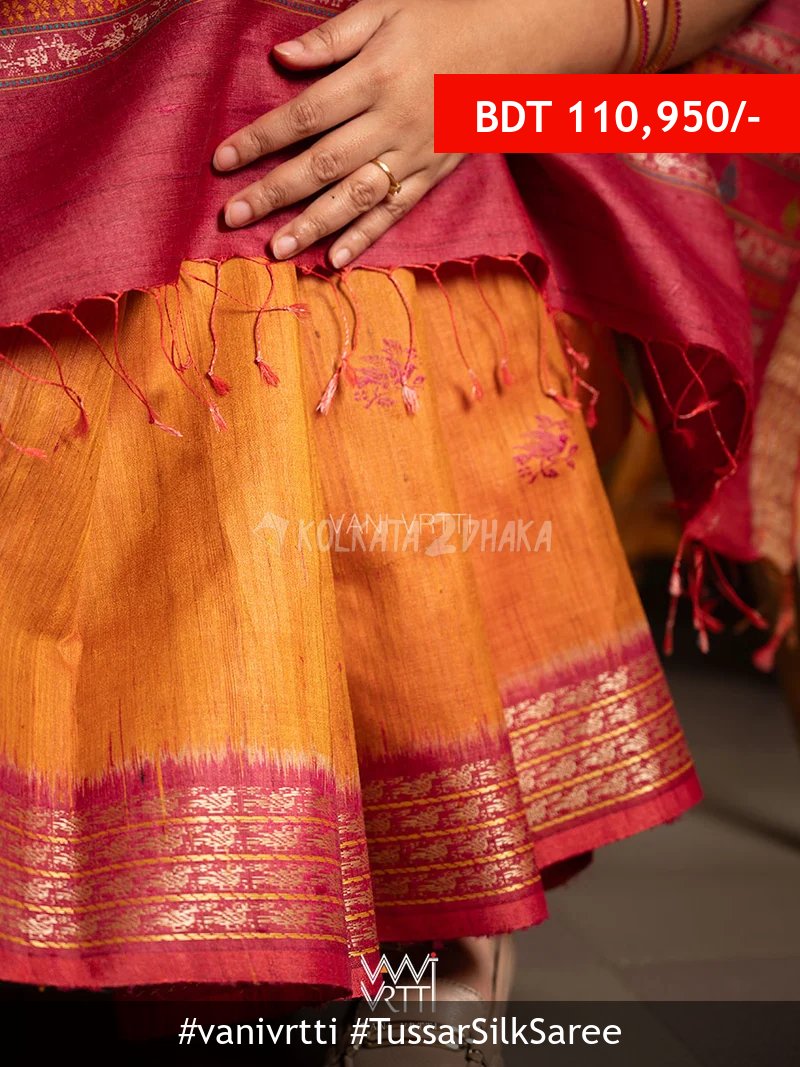 Vanivrtti Tussar Silk Saree