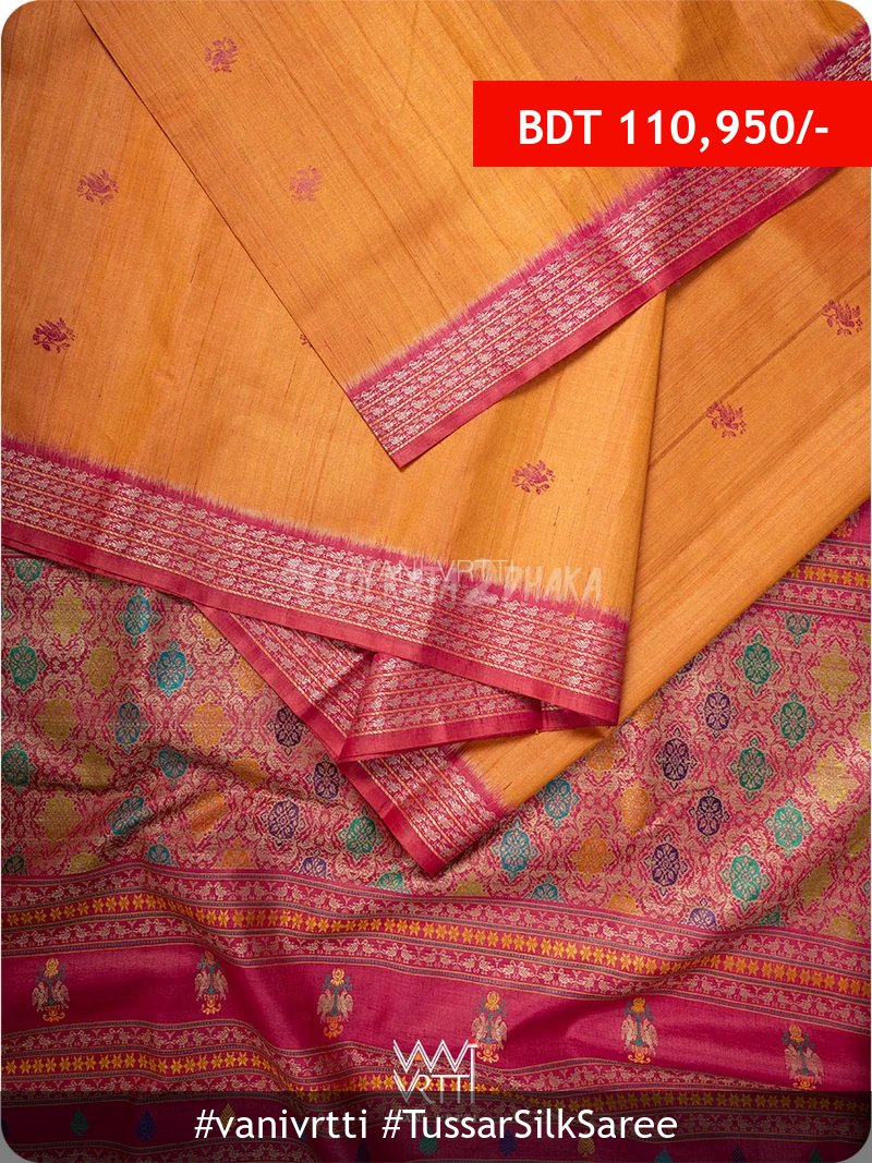 Vanivrtti Tussar Silk Saree