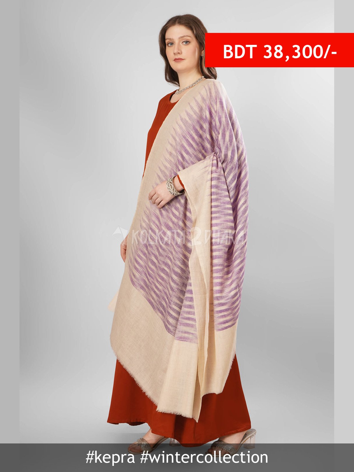Kepra Pashmina Derya Woven Shawl