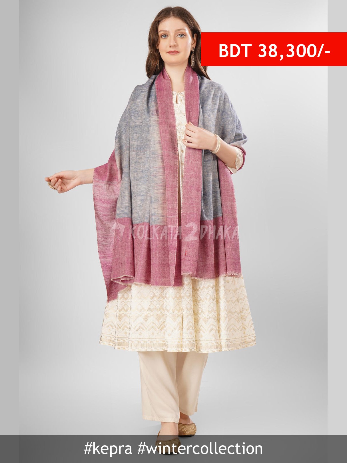 Kepra Pashmina Huriye Woven Shawl