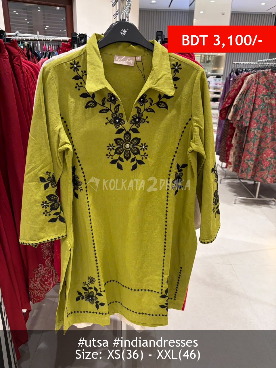 Utsa Green Kurti