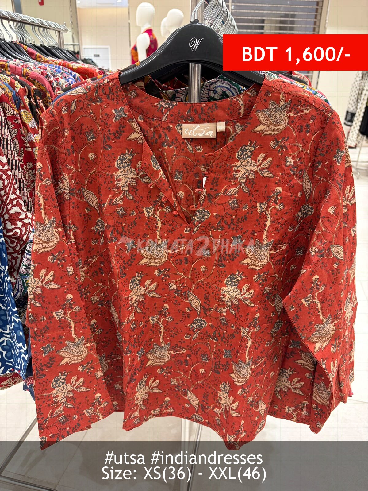 Utsa Rust Kurti