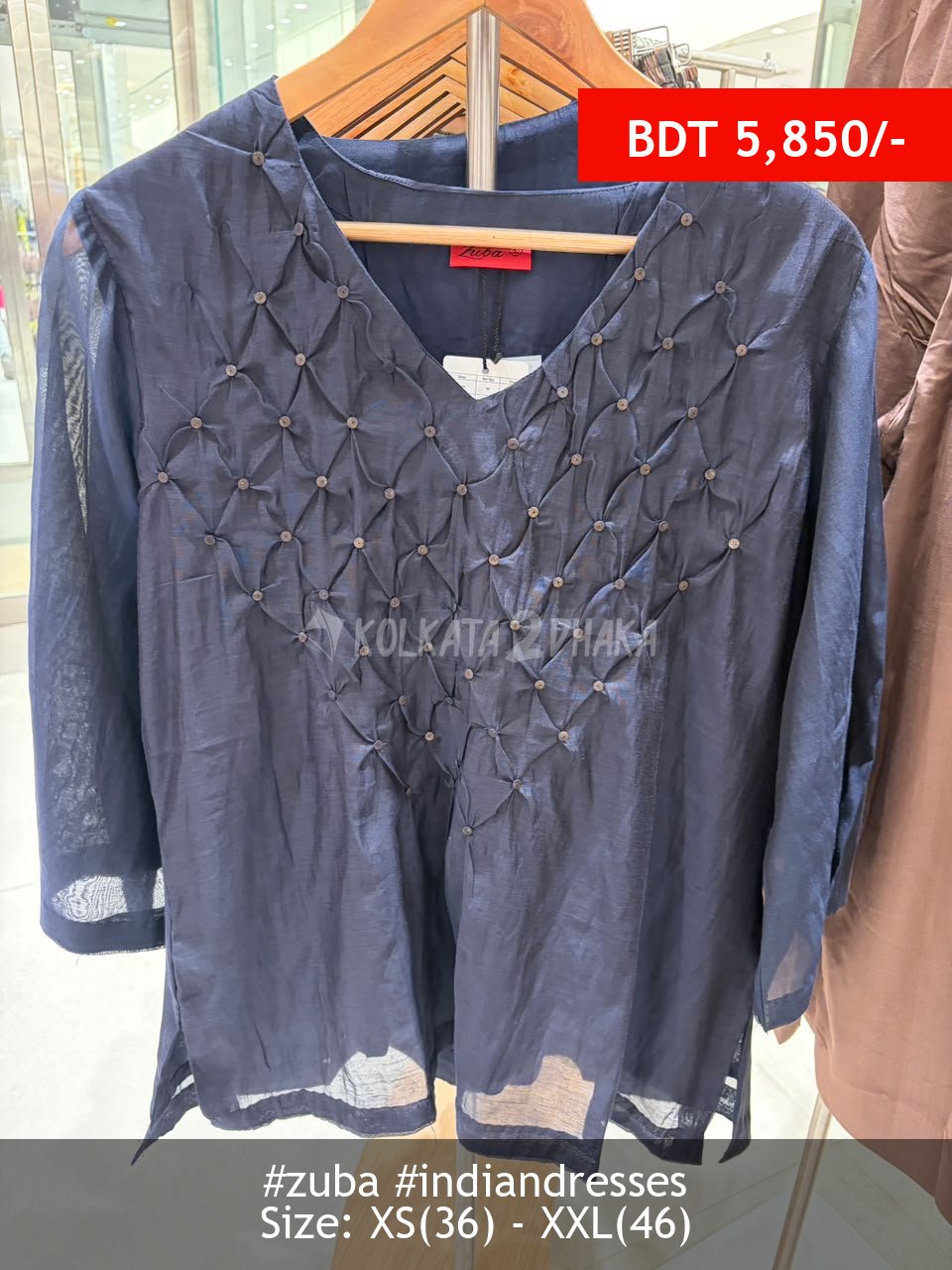 Zuba Indigo Kurti