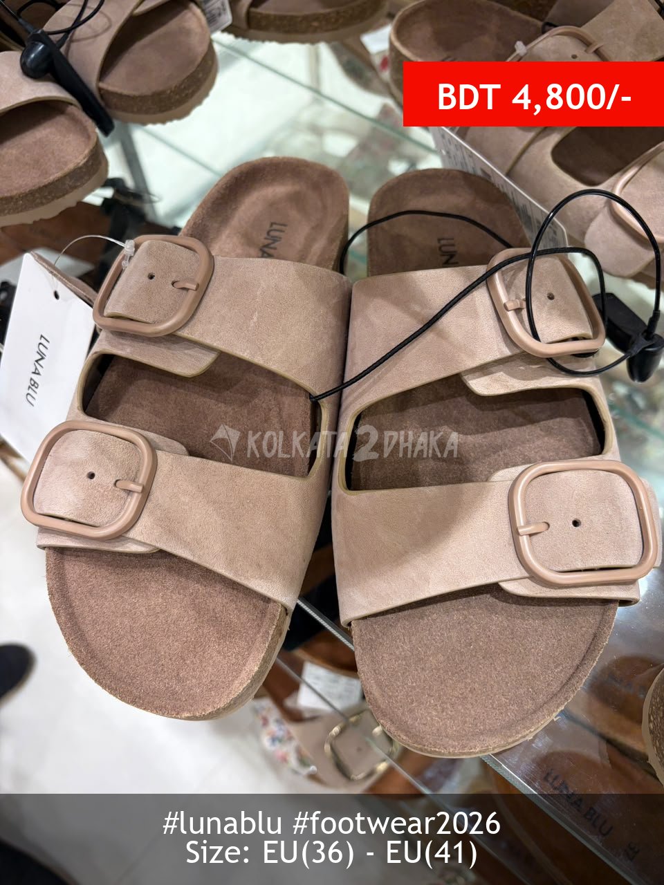 Lunablu taupe shoe