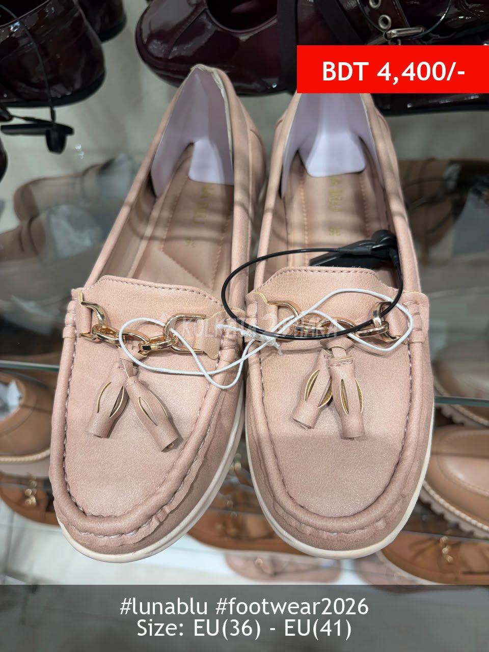 Lunablu blush shoe