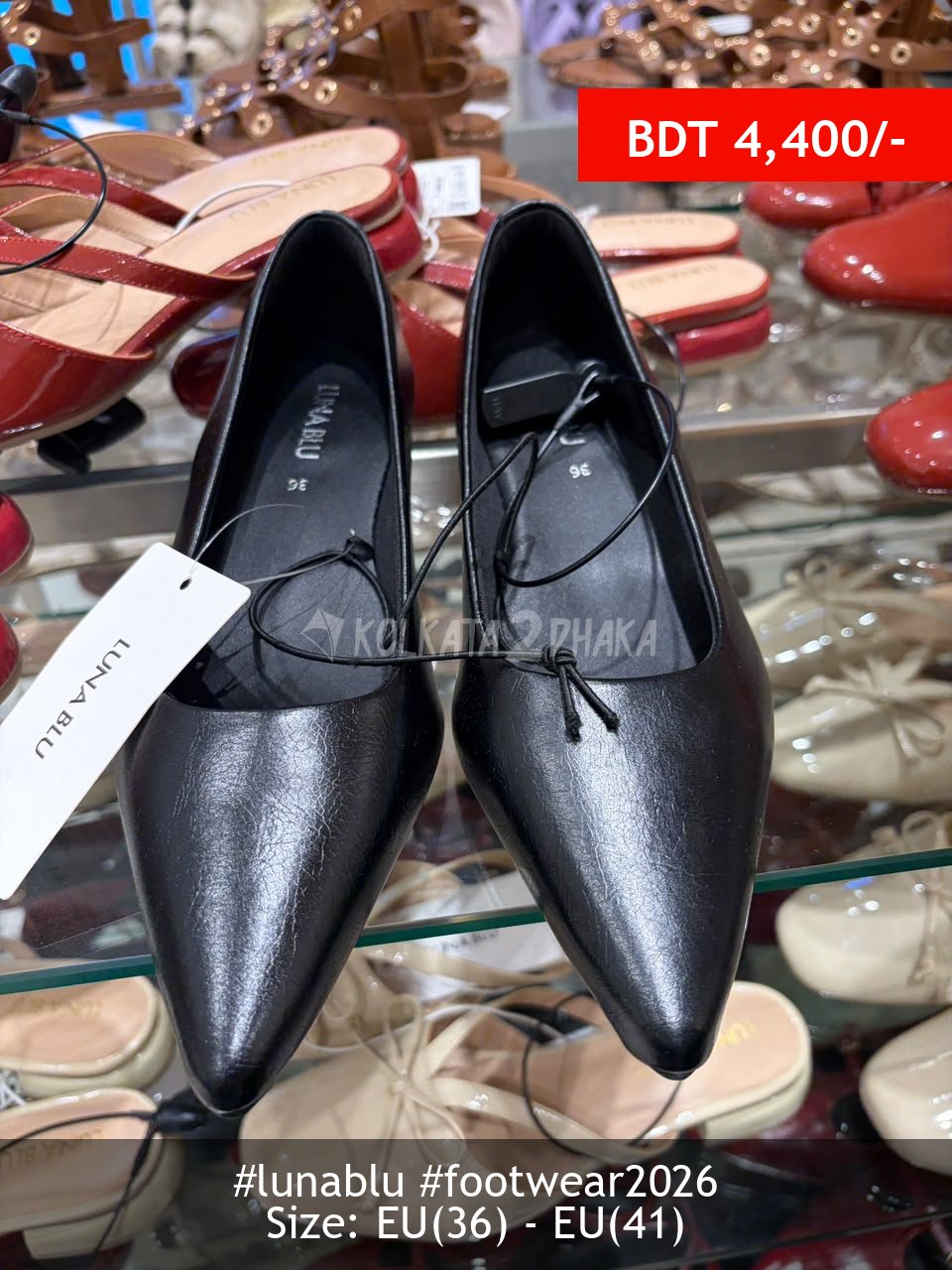 Lunablu black heel