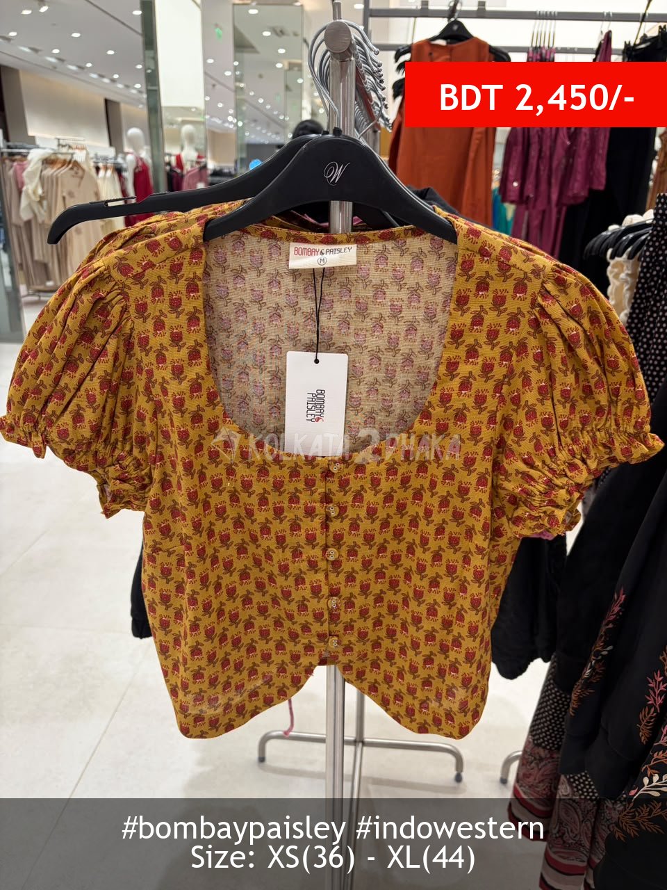 Bombay Paisley tops