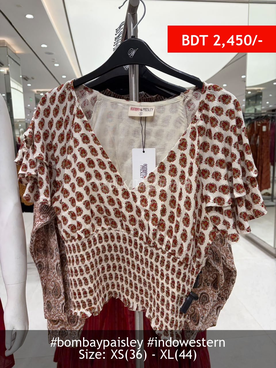 Bombay Paisley tops